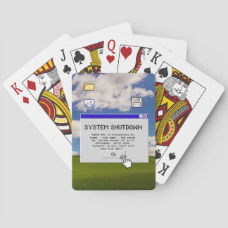 Cartes Jeu de nuit drôle de retraite informatique Fermetu