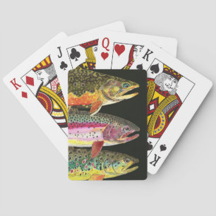 Cartes Jeu de pêche à la truite