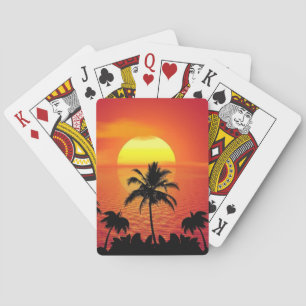 CARTES JEU DE SOLEIL TROPICAL