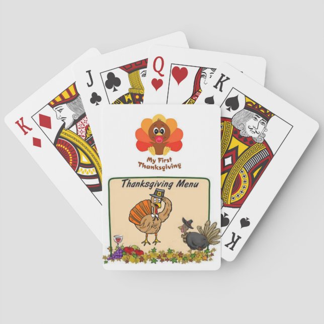 Cartes Jeu de Thanksgiving Card Deck (dos)