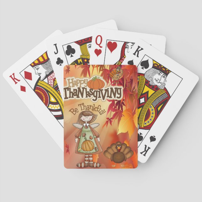 Cartes Jeu de Thanksgiving Card Deck (dos)