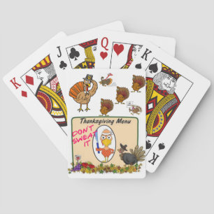 Cartes Jeu de Thanksgiving Card Deck
