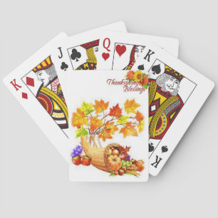 Cartes Jeu de Thanksgiving Card Deck