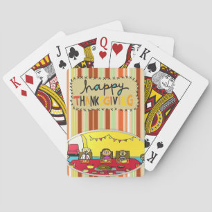 Cartes Jeu de Thanksgiving Card Deck