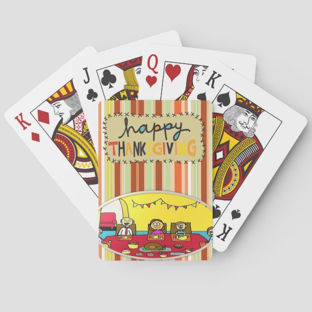 Cartes Jeu de Thanksgiving Card Deck (dos)