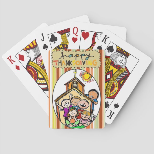 Cartes Jeu de Thanksgiving Card Deck (dos)