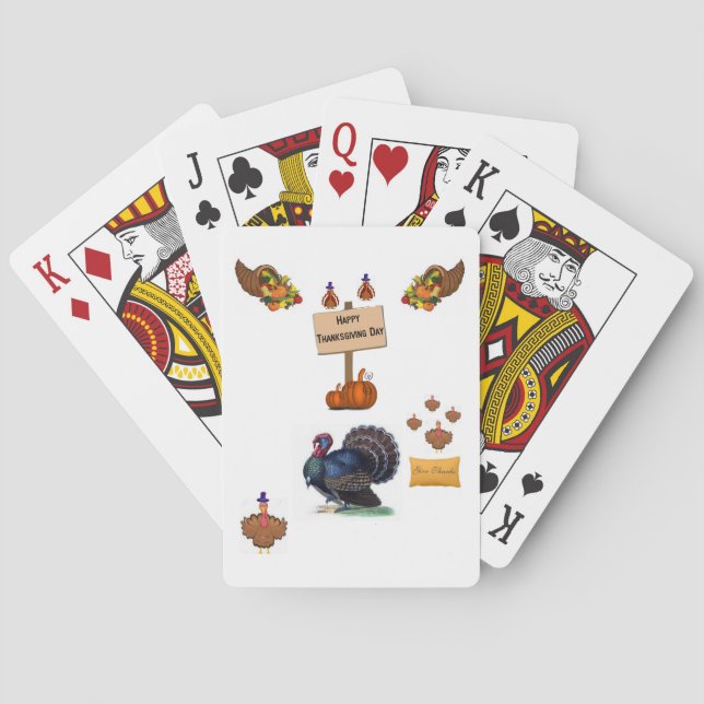 Cartes Jeu de Thanksgiving Card Deck (dos)