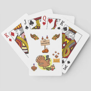 Cartes Jeu de Thanksgiving Card Deck