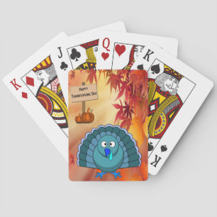 Cartes Jeu de Thanksgiving Card Deck