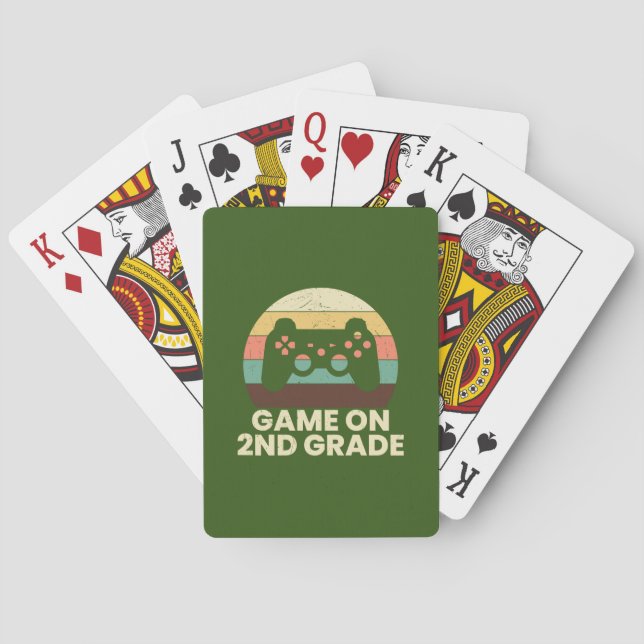 Cartes Jeu d'enseignant de 2e année en 2e année (dos)