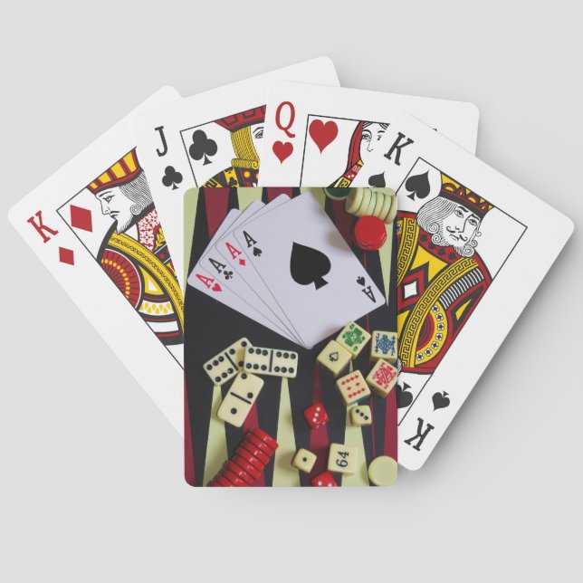 Cartes Jeux de casino de jeu pièces (dos)