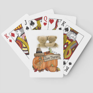 Cartes Jour de bon thanksgiving Jeu de carte Deck