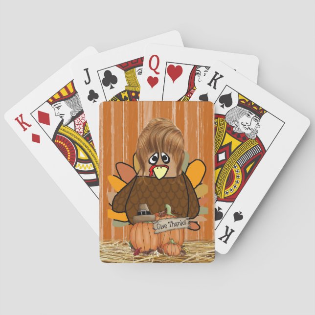 Cartes Jour de bon thanksgiving Jeu de carte Deck (dos)