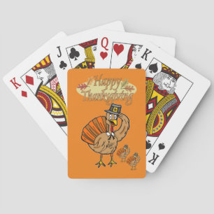 Cartes Jour de bon thanksgiving Jeu de carte Deck