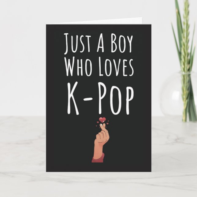 Cartes Kpop Mignonnes Pour Garçons K Pop (Devant)