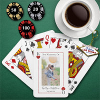 La collection Mariage de carte de jeu Monogramme F