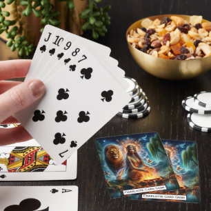 Cartes La déesse du feu et le lion Monogramme Jeu de Matc