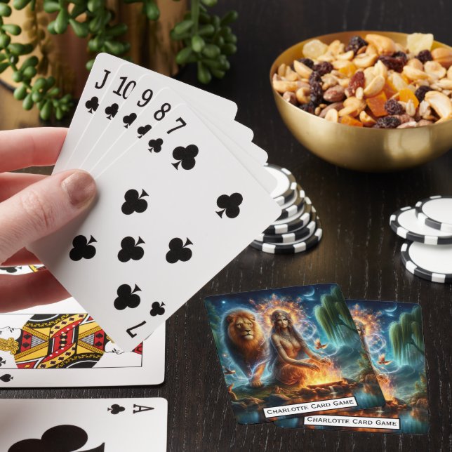 Cartes La déesse du feu et le lion Monogramme Jeu de Matc (In Situ)