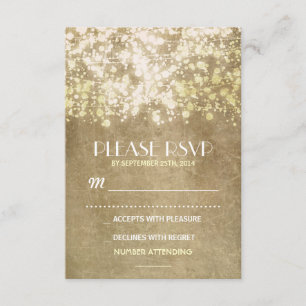 cartes les épousant vintages de RSVP avec des