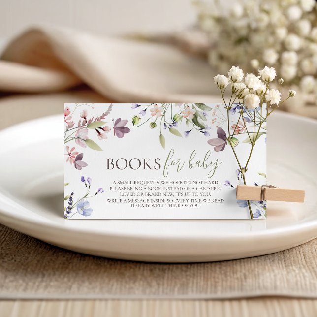 Cartes Livres Fleur Sauvage pour Bébé (Créateur téléchargé)
