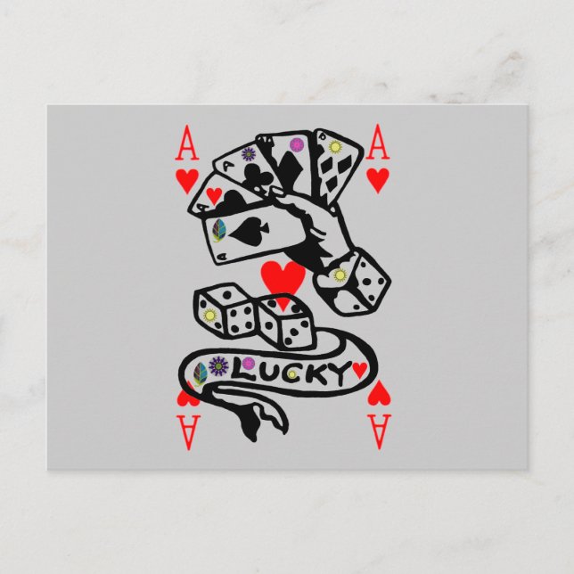 Cartes Lucratives En Noir Et Rouge (Devant)