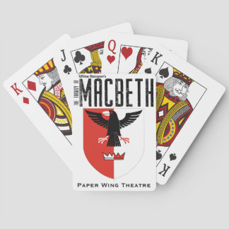 Cartes Macbeth - théâtre de papier d'aile - carte de jeu