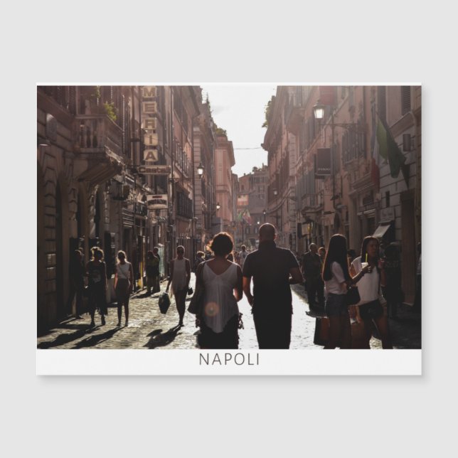 Cartes magnétiques des bâtiments de Naples (Napoli (Devant)