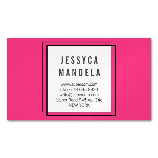 Cartes magnétiques modernes (devant)