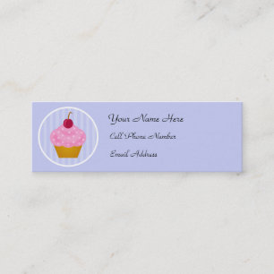 Cartes maigres de profil de petit gâteau de Kawai