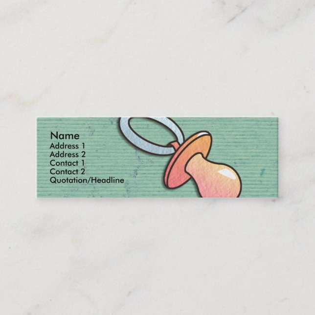 Cartes maigres de profil de tétine (Devant)