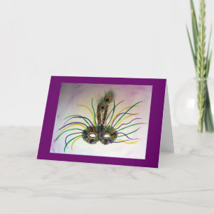 Cartes Mardi Gras pour les salutations ou les note
