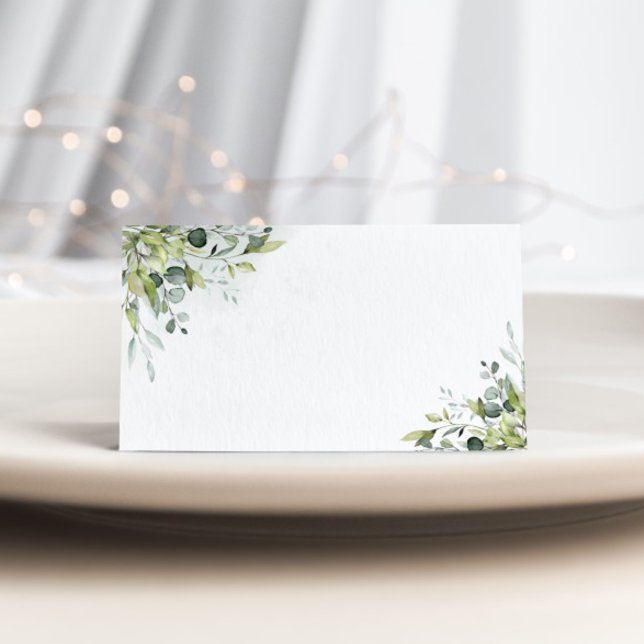 Cartes mariage d'eucalyptus vertes (Créateur téléchargé)