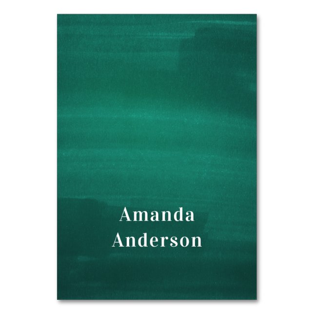 Cartes mariage vert foncé. Émeraude moderne (Par défaut)