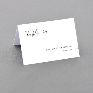 Cartes mariages Avec Choix De Repas Et Nom De L'In