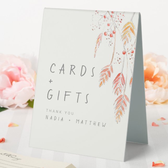 Cartes mariages de automne et signes cadeaux (In SItu (Mariage))