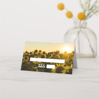 Cartes Mariages de la ferme et des tournesols