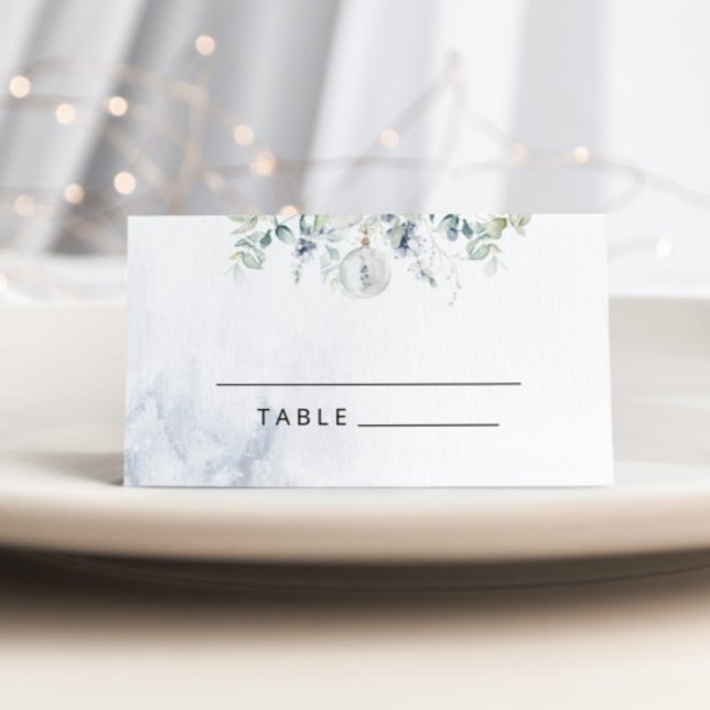Cartes mariages d'eucalyptus bleu hiver (Créateur téléchargé)