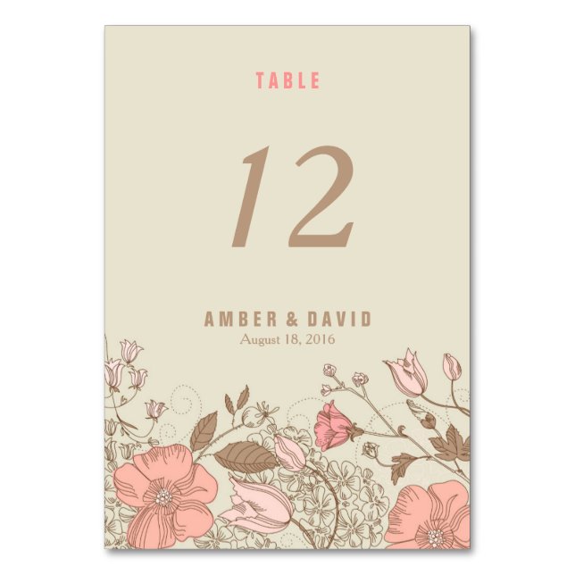 Cartes Mariages Fleurs Sauvages (Par défaut)
