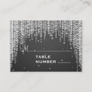 Cartes mariages Nuit Éblouissant Noir