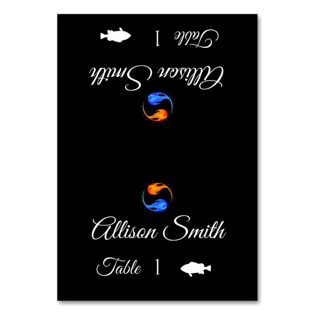 Cartes mariages-Poisson Icon-Twin Flames- (Par défaut)
