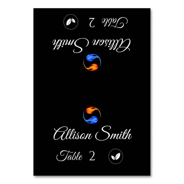 Cartes mariages-Végétarienne Icon-Twin Flames- (Par défaut)