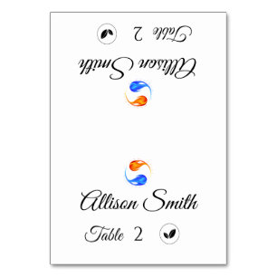 Cartes mariages-Végétarienne Icon-Twin Flames-