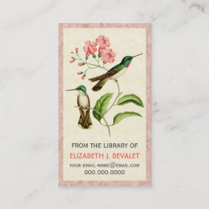Cartes médiatiques personnalisées Gem Hummingbirds