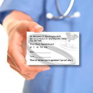 Cartes Médicales de rendez-vous
