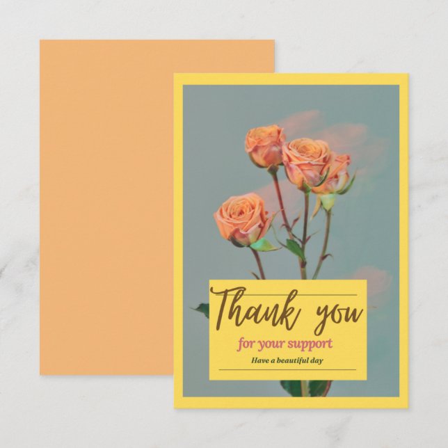 Cartes Merci (Devant / Derrière)