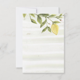 Cartes Merci au citron