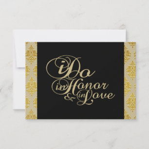 Cartes Merci Champagne Damask