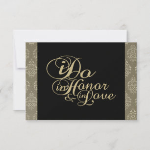 Cartes Merci Champagne Damask