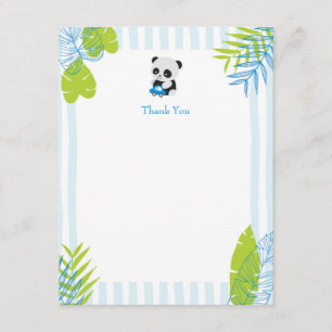 Cartes mignonnes de Merci de baby shower de garçon