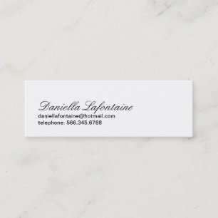 Cartes Mini-Appelantes chiques